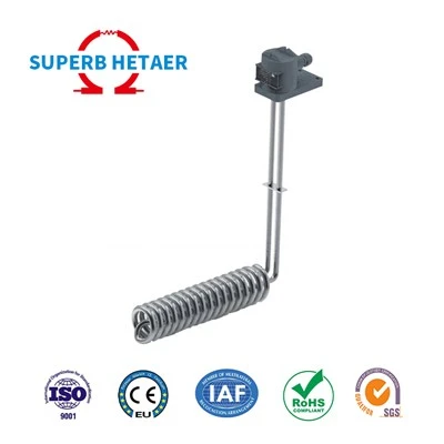 סדרת HXL -Pluoropolymer ספירלה בצורת L (PTFE) מעל מחממי הצד